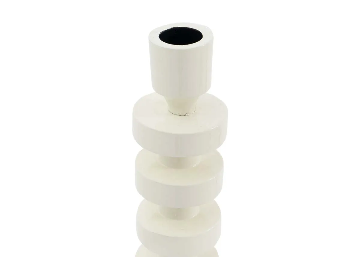 A dimension image of the Foster small candle stand with 8cm x 20cm