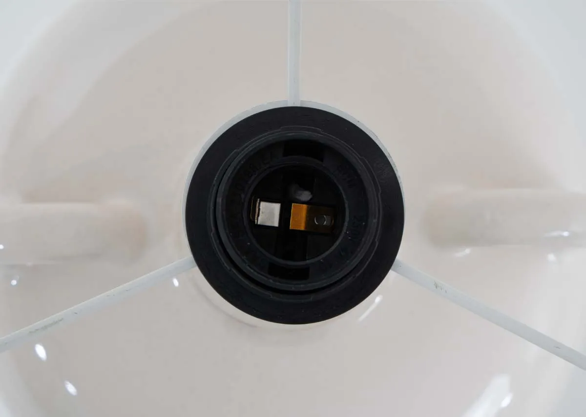 A dimension image of the Nenagh Table lamp with 38.5cm x 48.5cm