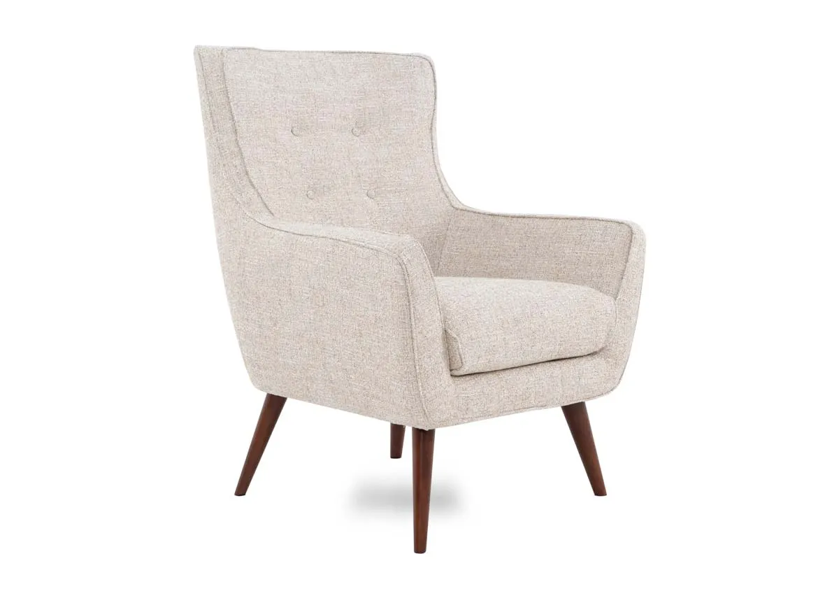 Cream Fabric Armchair - Stratus