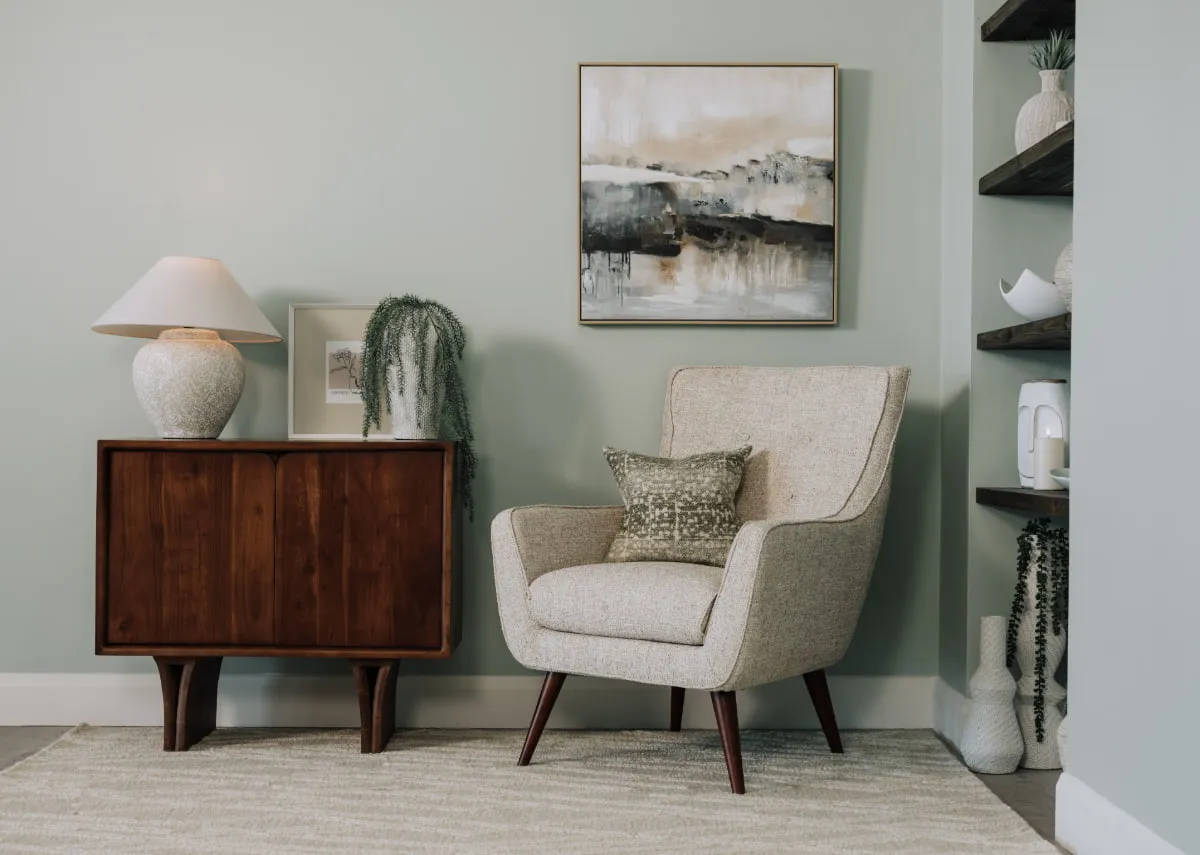 Cream Fabric Armchair - Stratus