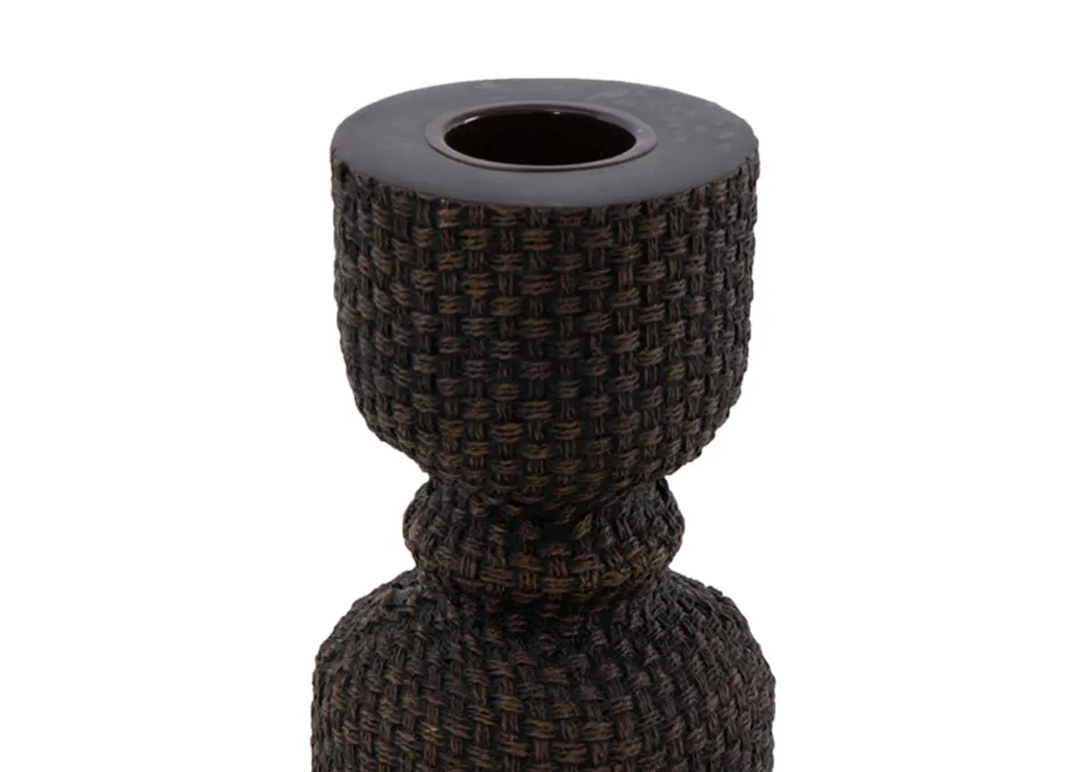 A dimension image of the Peony Large candle holder with 10.5cm x 24cm