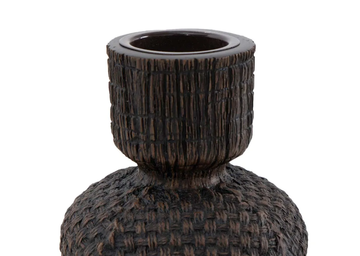 A dimension image of the Peony Small Candle Holder with 10.5cm x 12cm