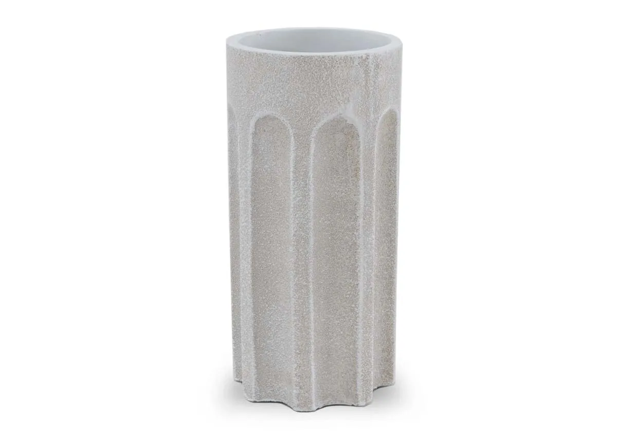Small White Vase - Snowdrop