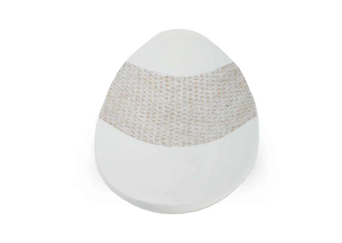 A dimension image of the Hibiscus deco plate with 49cm x 15cm