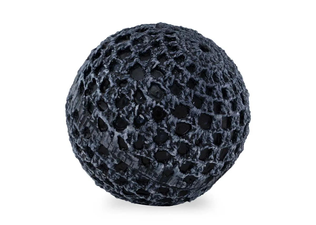 Large Navy Deco Ball - Foxglove