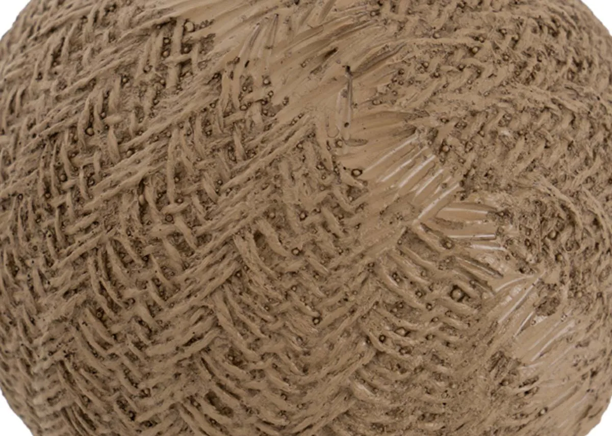 A dimension image of the Allmamanda ball with 10cm x 10cm