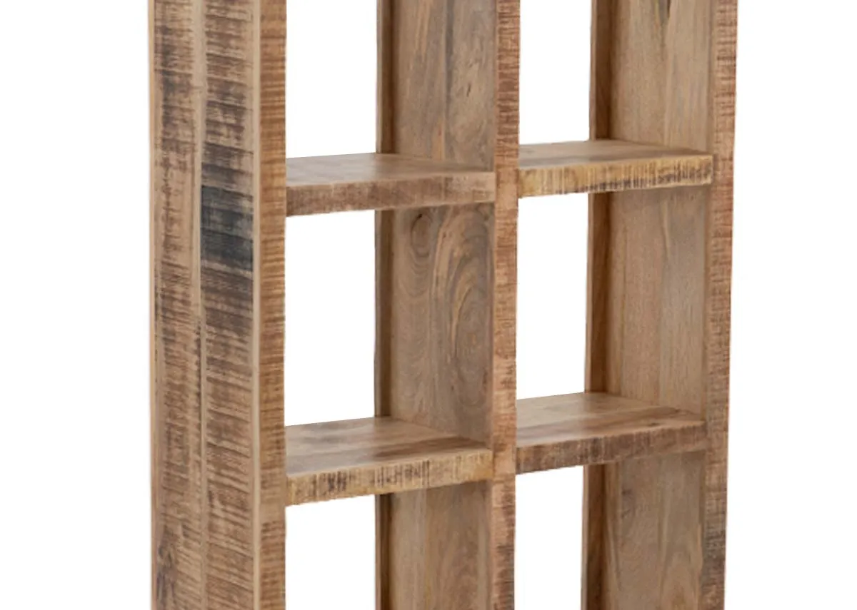 A dimension image of the Avoca 8 Cube Bookcase with 80cm x 30cm x 175cm