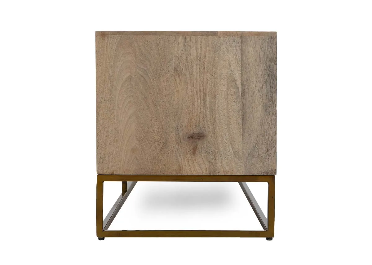 A dimension image of the Diva TV Unit with 145cm x 40cm x 47cm