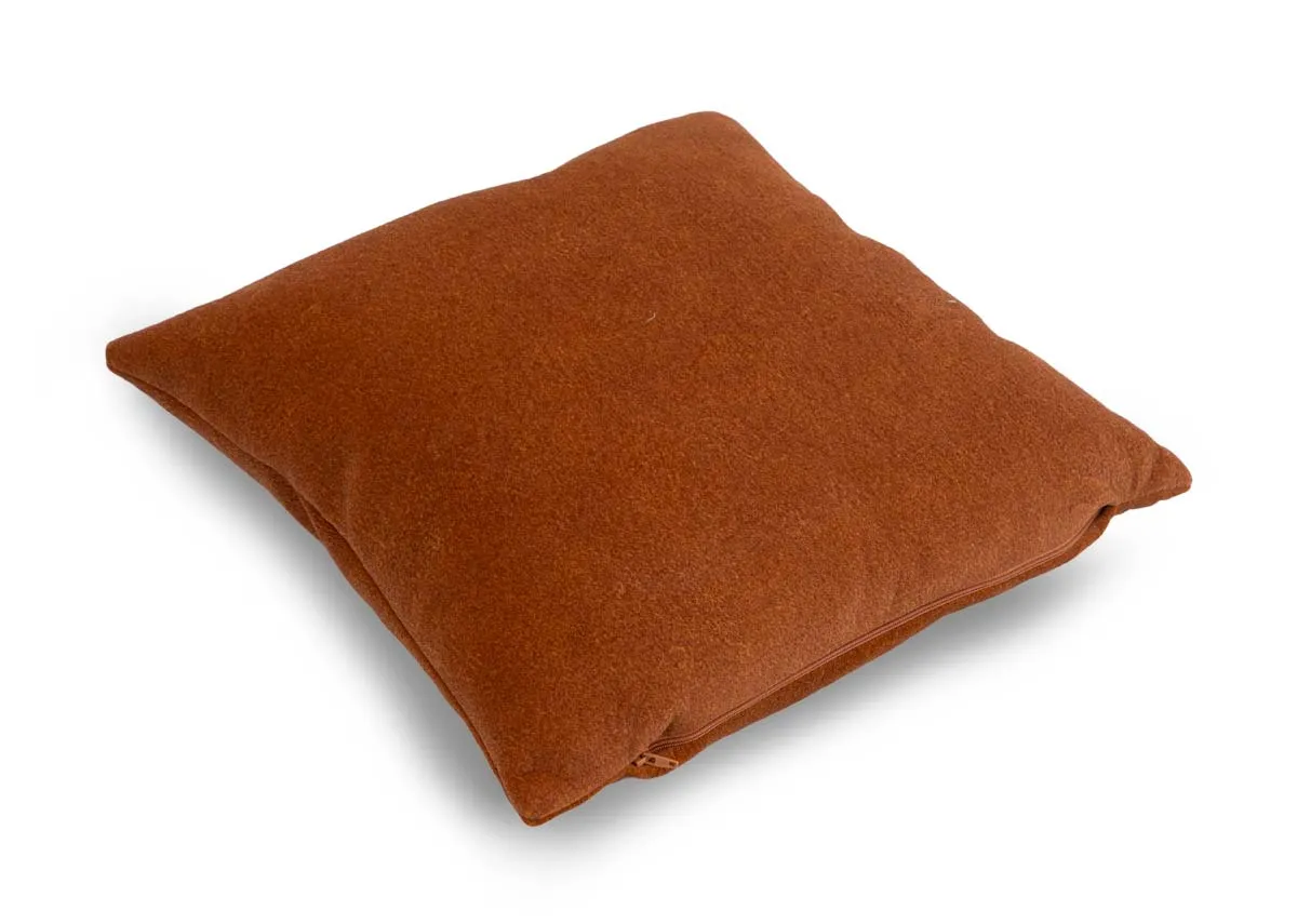 A dimension image of the Easkey Cushion with 43cm x 43cm