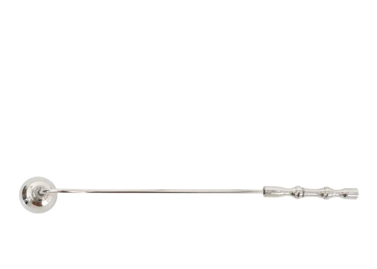 Ivy Silver Candle Snuffer - Christmas Candle Holder