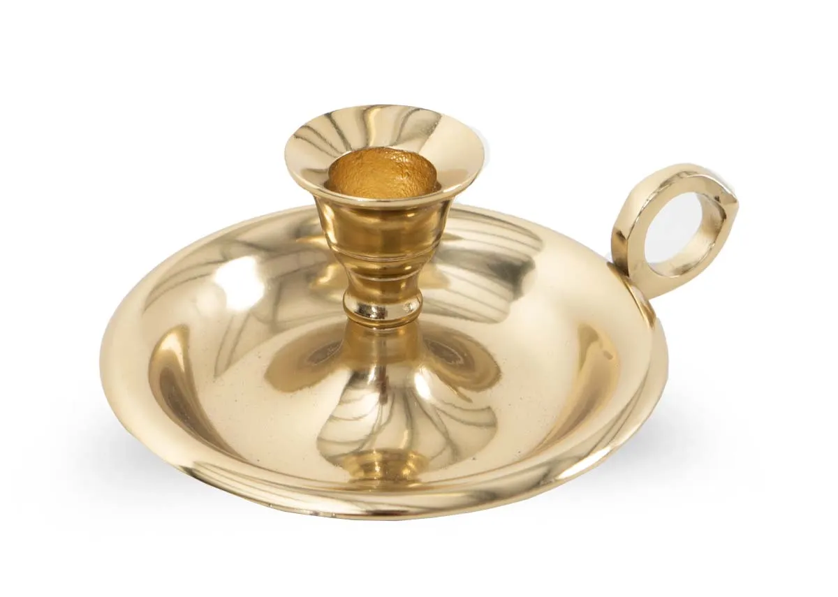 Belle Gold Taper - Christmas Candle Holder