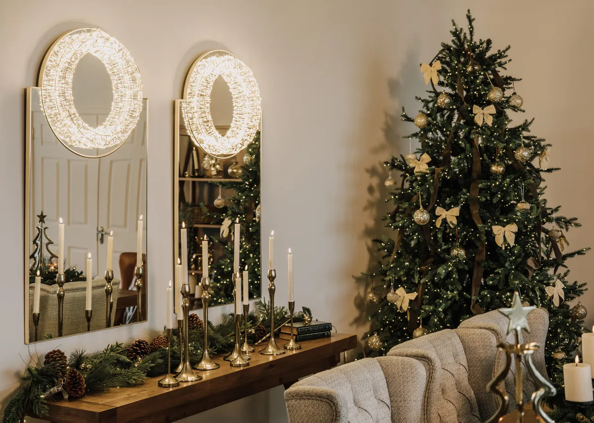 Small Joy Gold Single Stick - Christmas Candle Holder