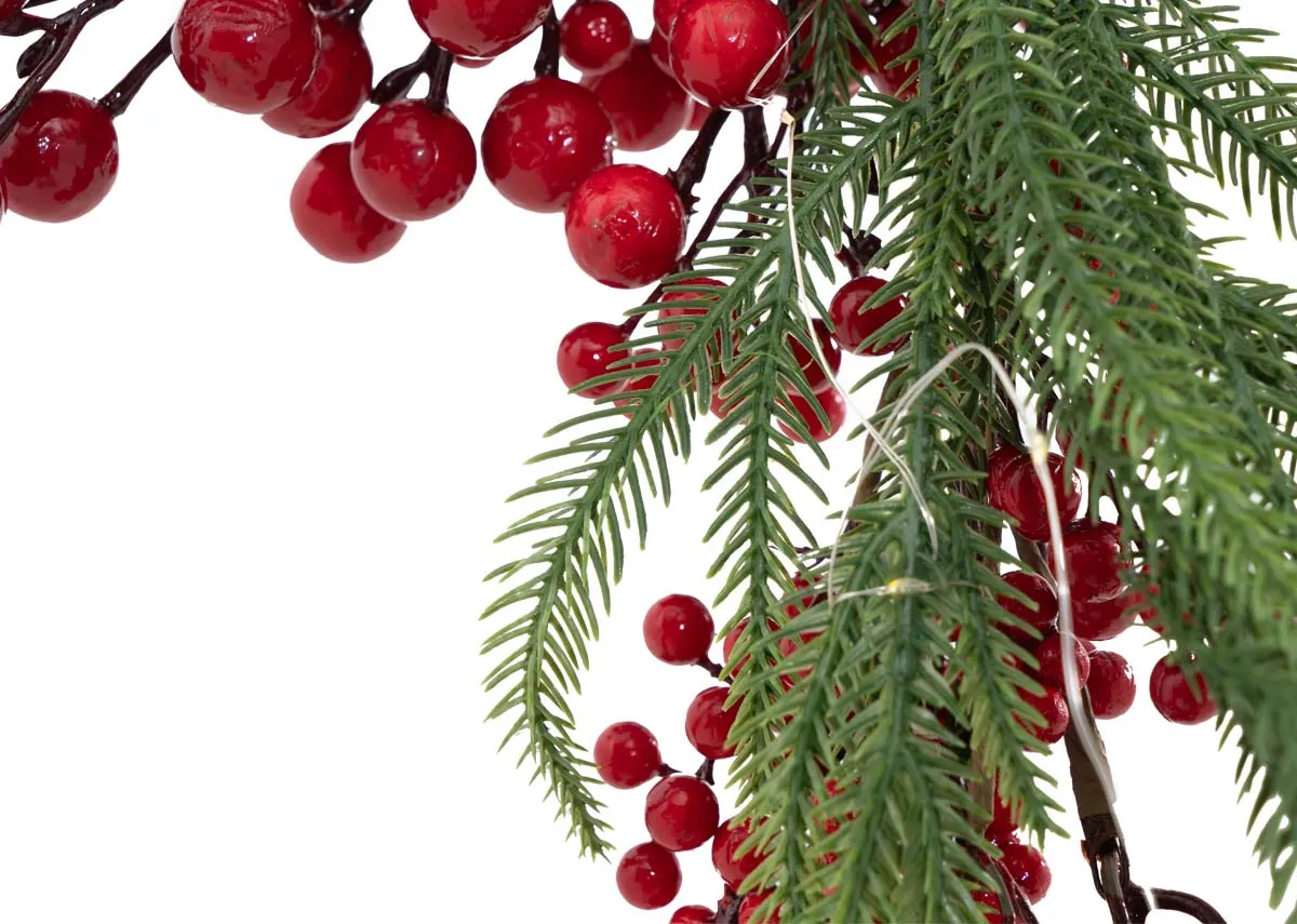 A dimension image of the Ember garland with 180cm