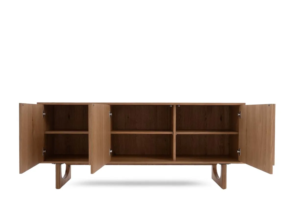 A dimension image of the Pierro Sideboard with 175cm x 45cm x 75cm