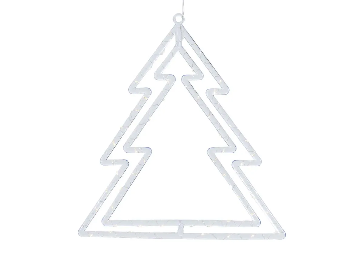 38cm Metal Xmas Tree - Christmas Lights