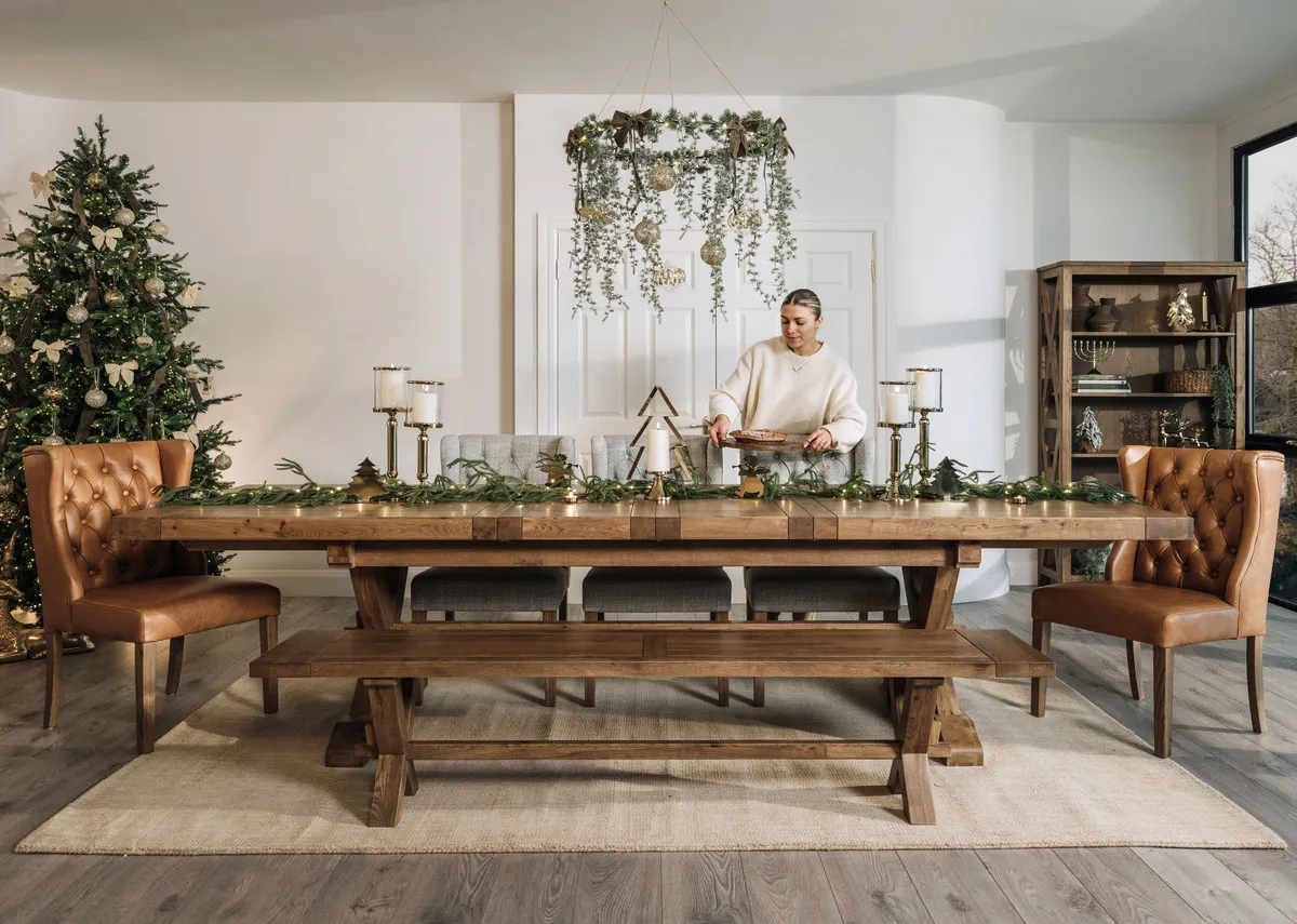 4 Pack Cream Velvet Bow - Christmas Decoration