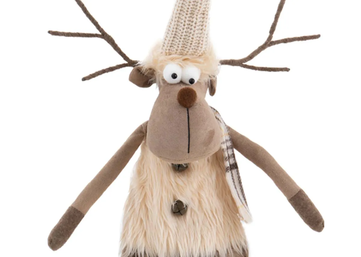 A dimension image of Sparkle the Standing Rein deer with 33cm x 87cm
