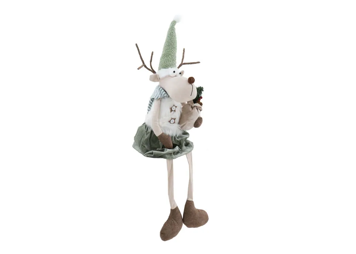 A dimension image of the Dolly Reindeer with 35cm x 81cm