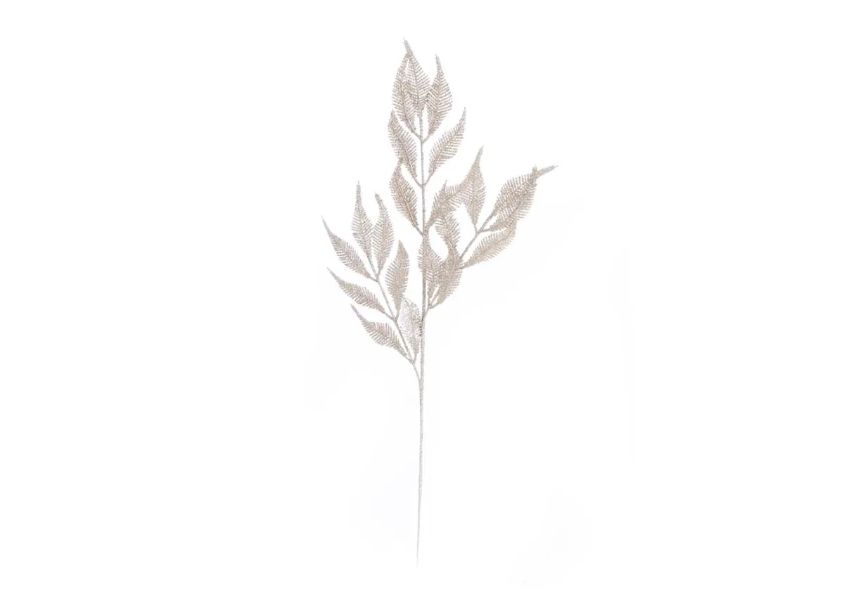 Pink Leaf - Christmas Pick