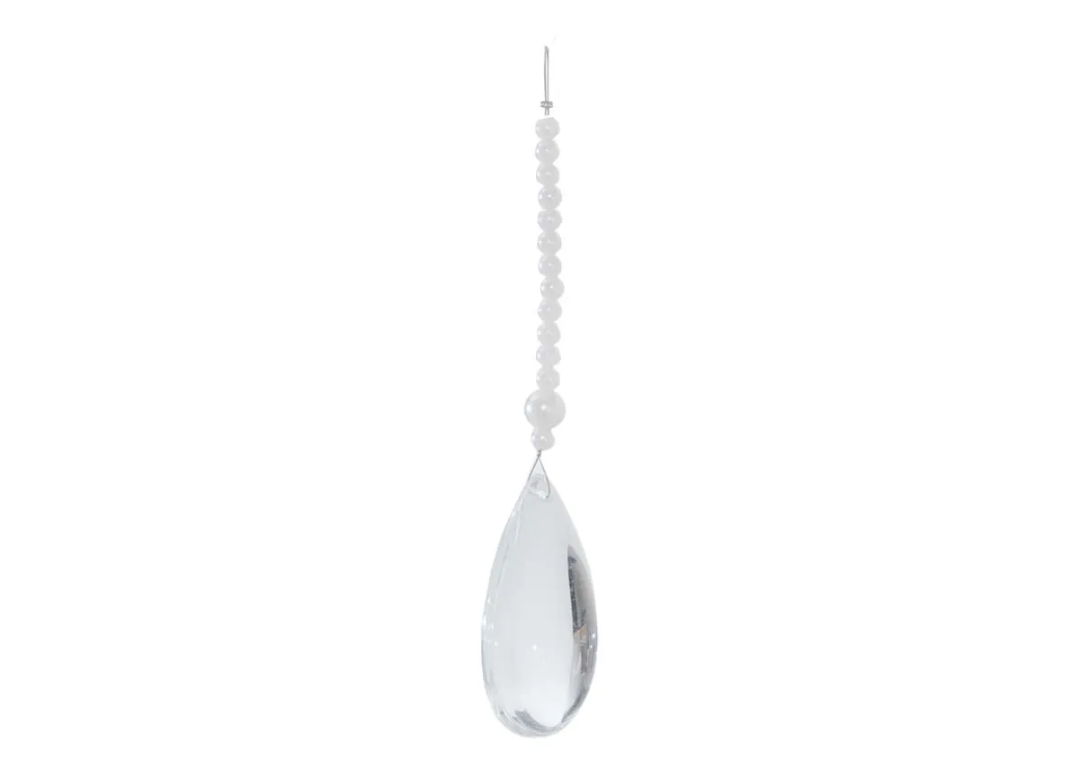 Box of 6 Small Cream Crystal - Christmas Garland