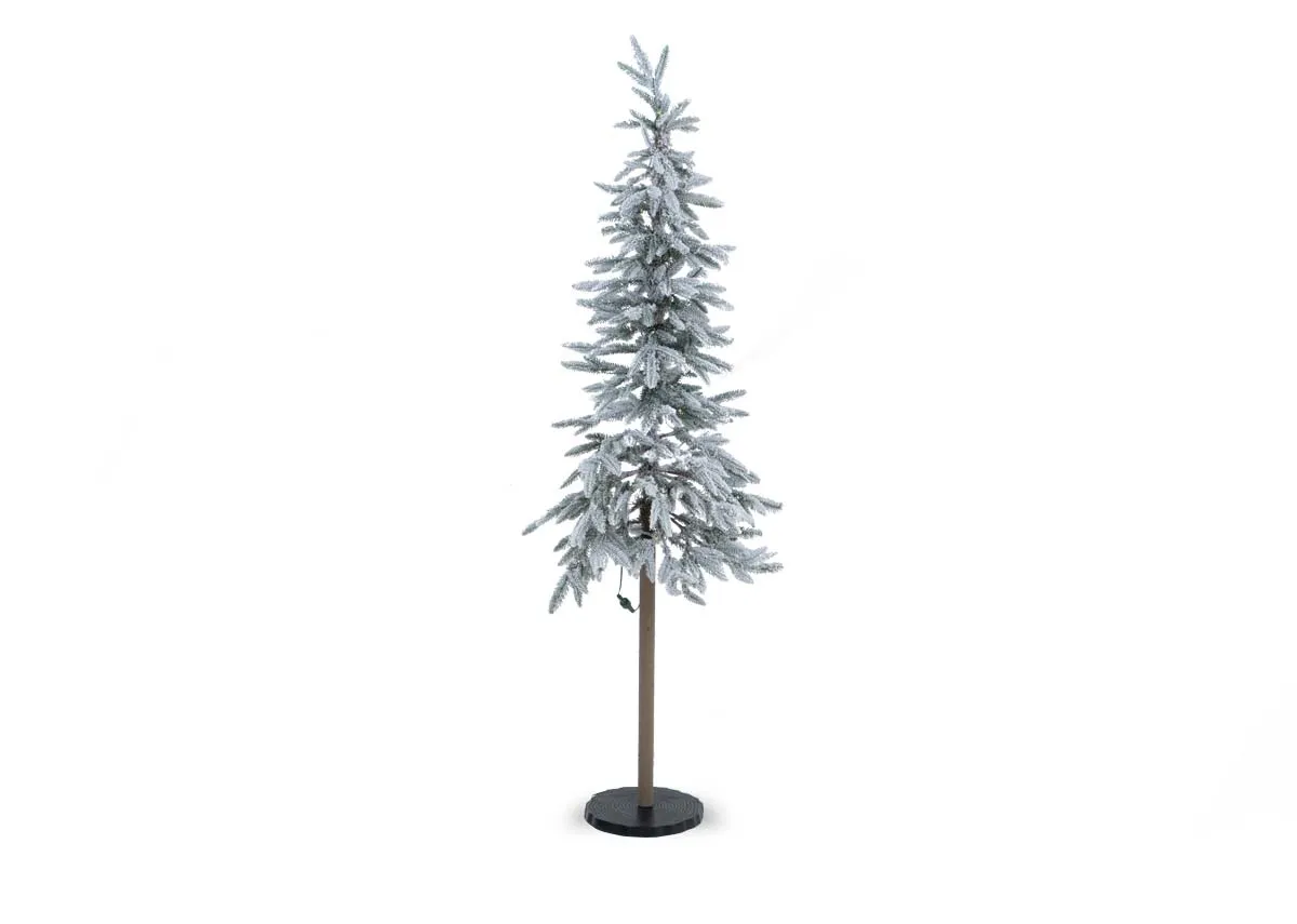 Chamonix 160cm (5ft) Slim with Snow - Christmas Tree