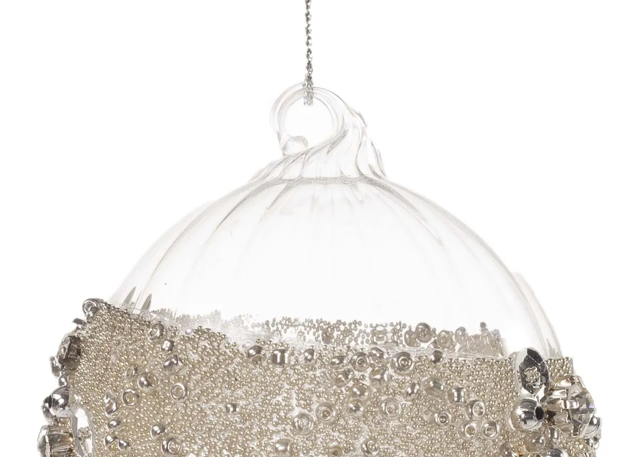 A dimension image of the Drummer Boy baubles with 6cm