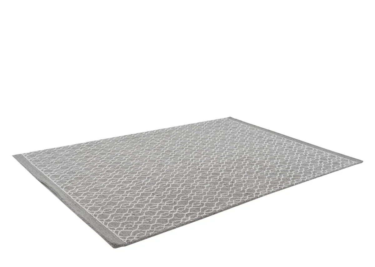 A dimension image of the Heiny medium rug with 160cm x 230cm
