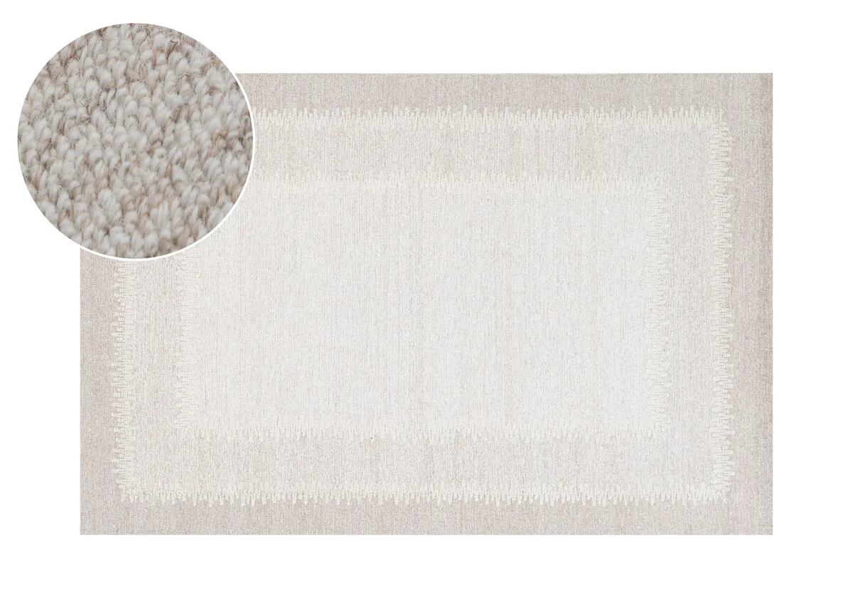 Ivory Sand 120cm x 170cm Small Rug - Sovata
