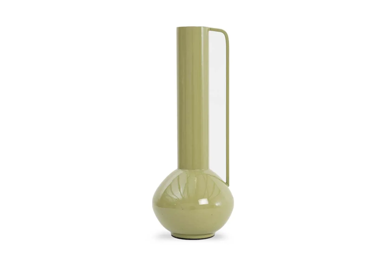Large Olive Green Vase - Panzano