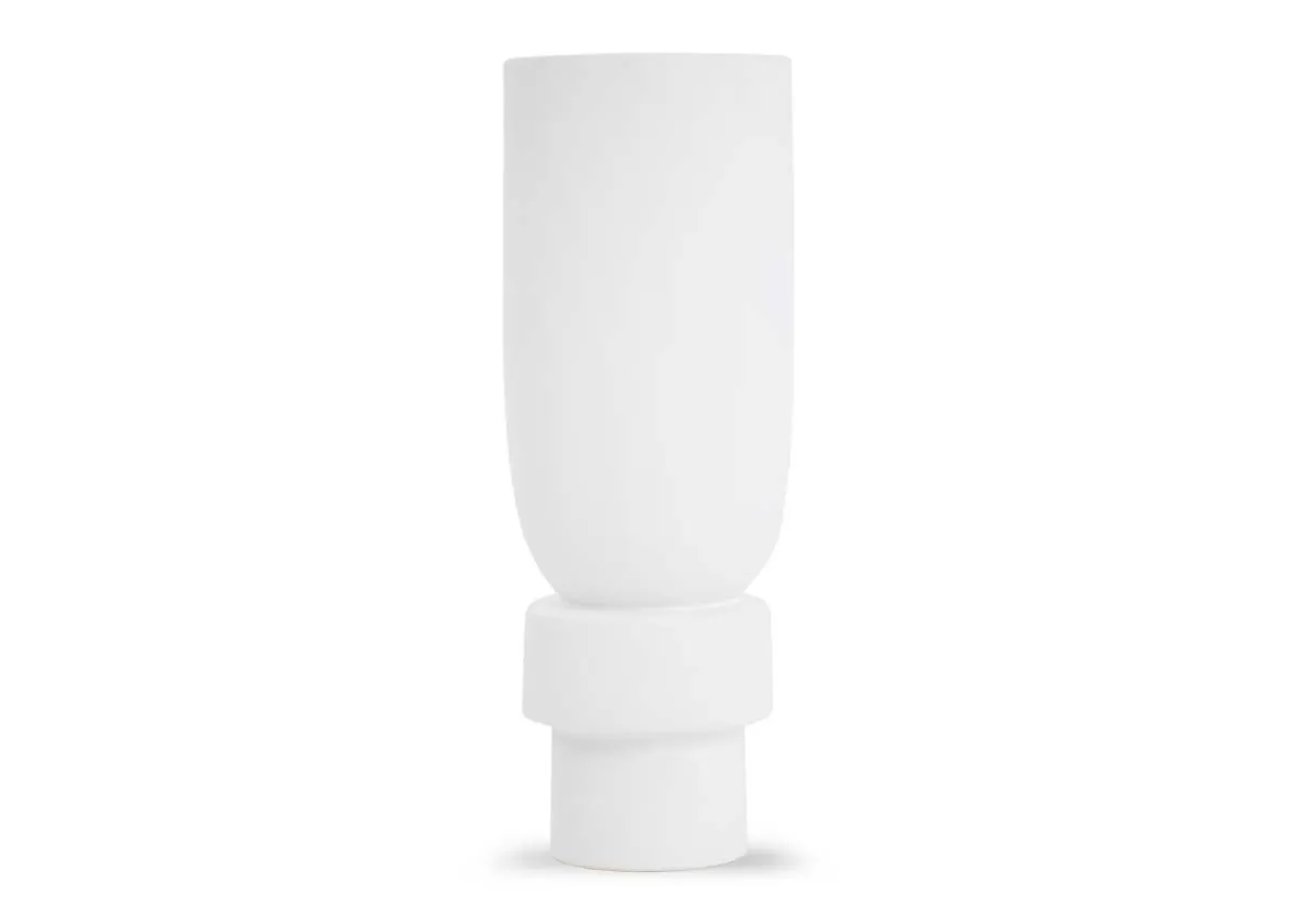 Medium White Vase - Rossio
