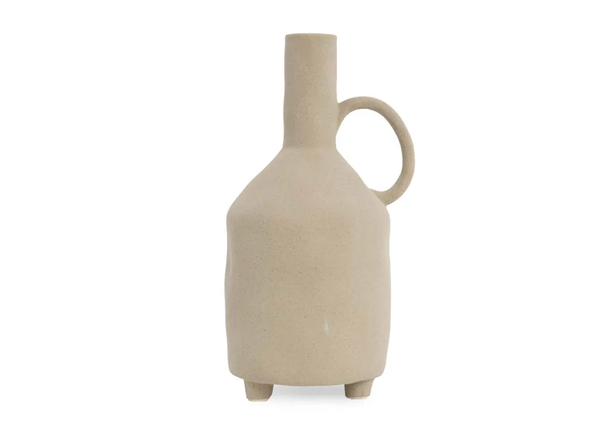 Large Olive Green Vase - Jonai