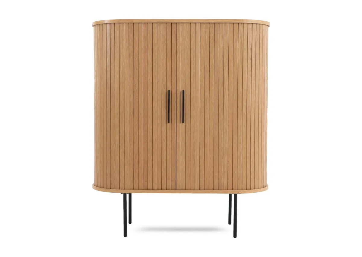 A dimension image of the Nola Cabinet with 100cm x 40cm x 118cm