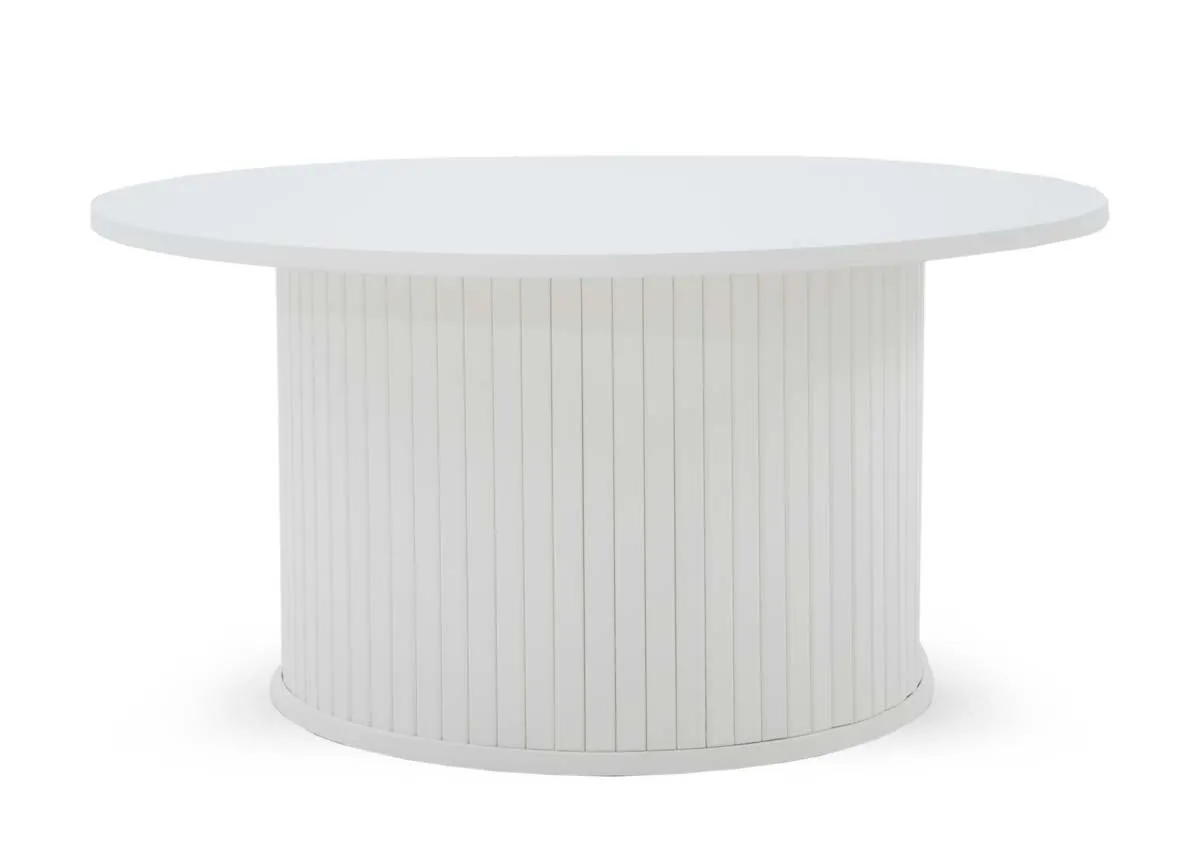 White Oak Round Coffee Table - Nola