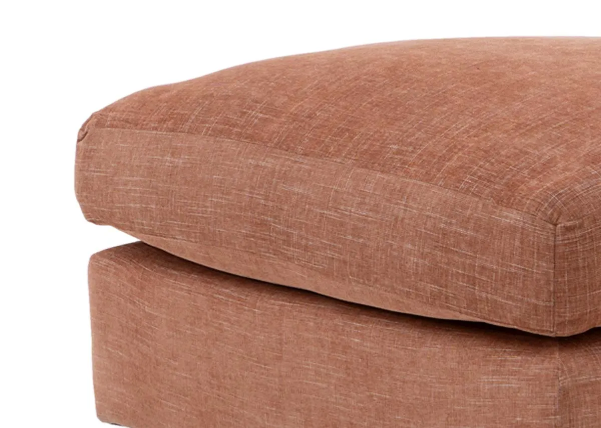 A dimension image of the Gracie Footstool with 84cm x 46cm