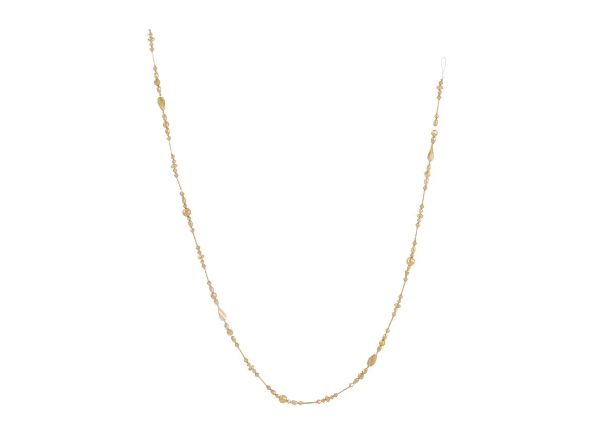 Gold Beaded - Christmas Garland