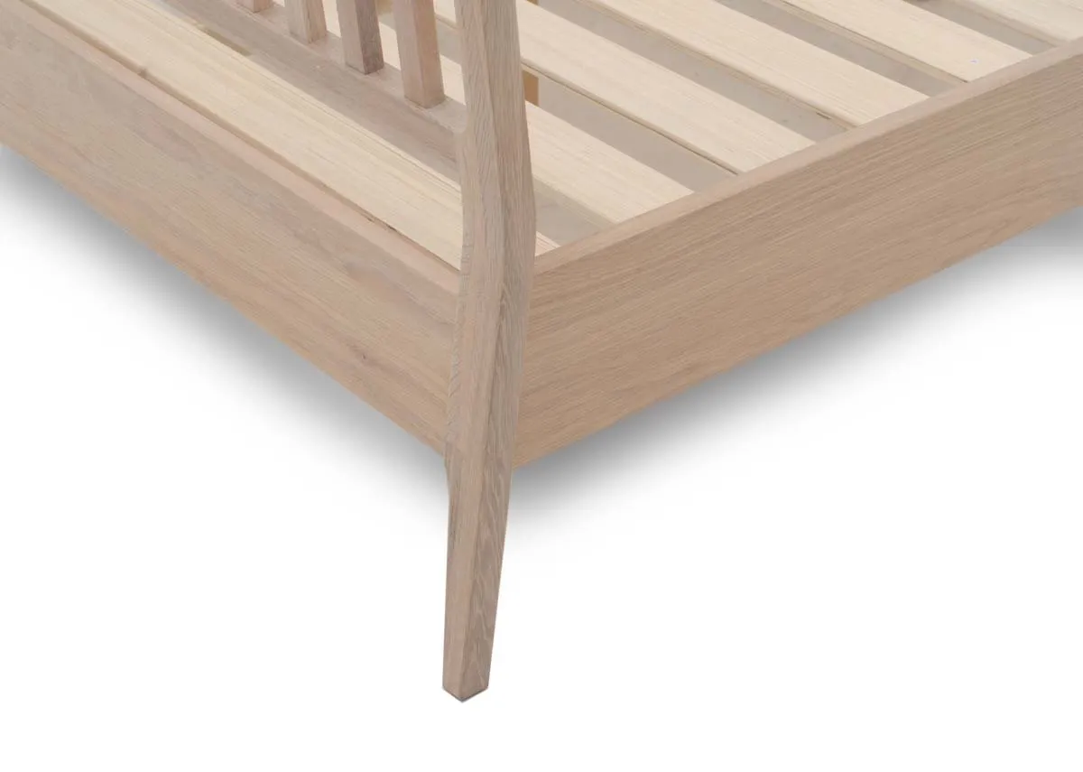 A dimension image of the Jay 5ft bedframe with 160cm x 213cm x 109cm