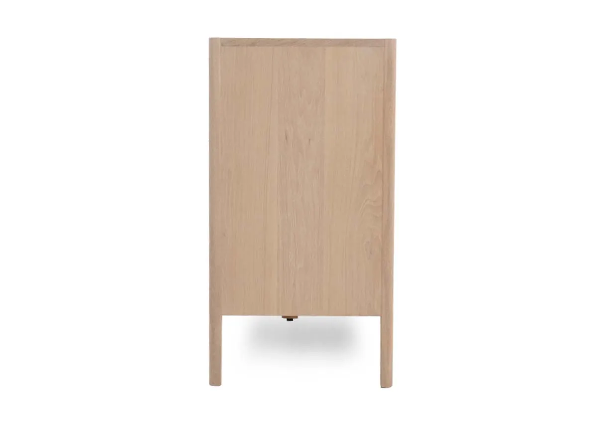 A dimension image of the Jay 6 Drawer Chest with 152cm x 84cm Height x