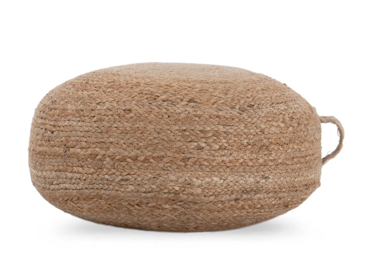 A dimension image of the Beyl Pouffe with 45cm x 18cm