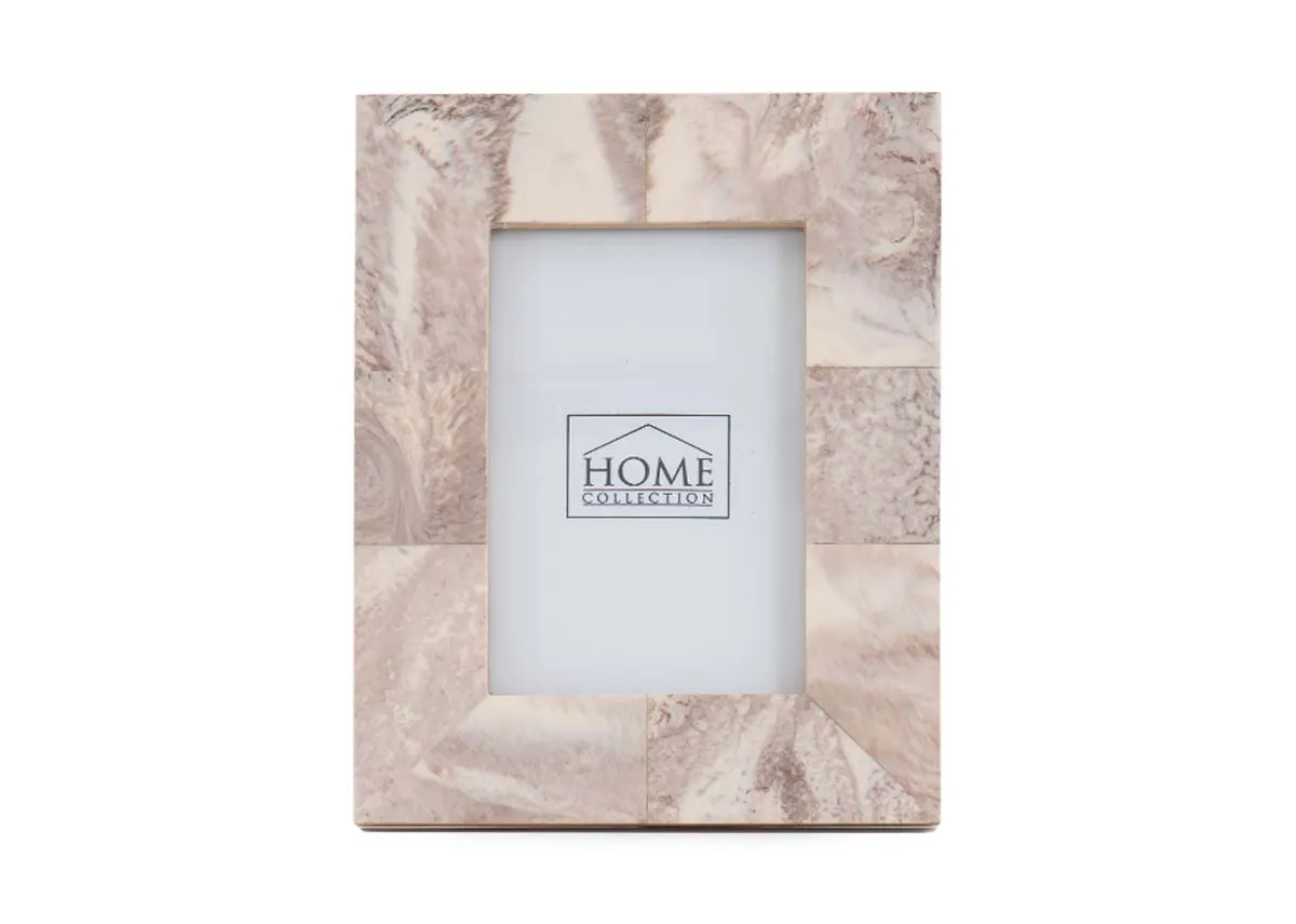 16cm X 21cm Brown & White Photo Frame - Carmine