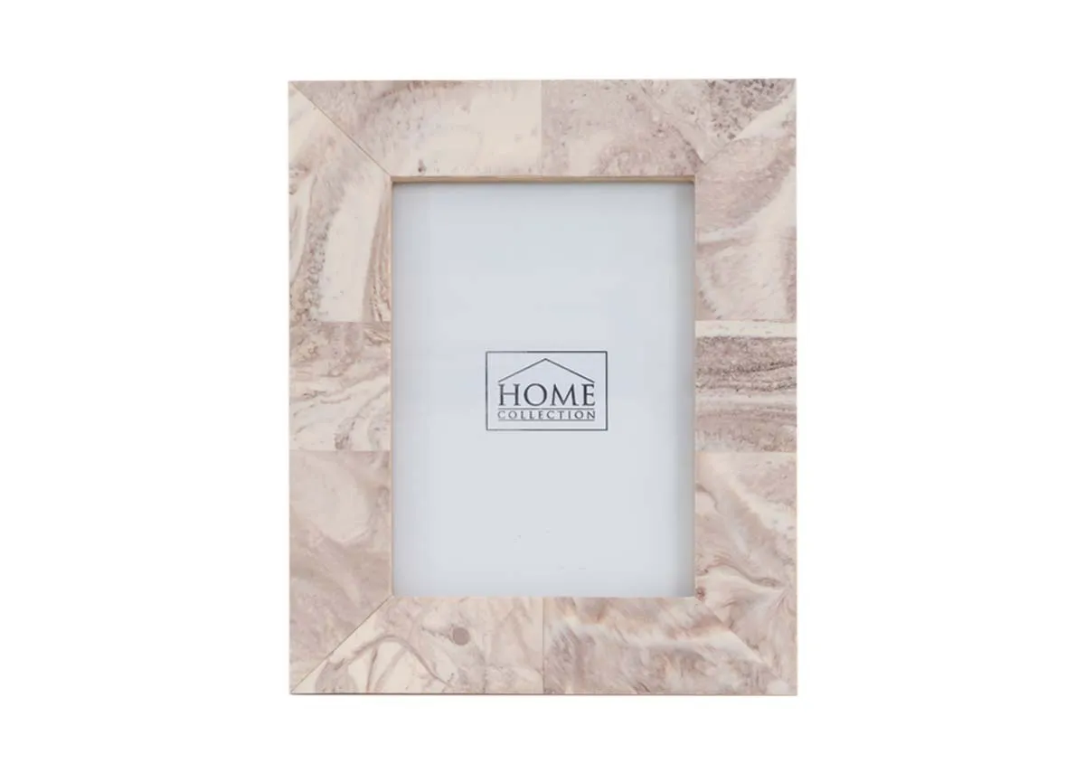 19cm X 24cm Brown & White Photo Frame - Carmine