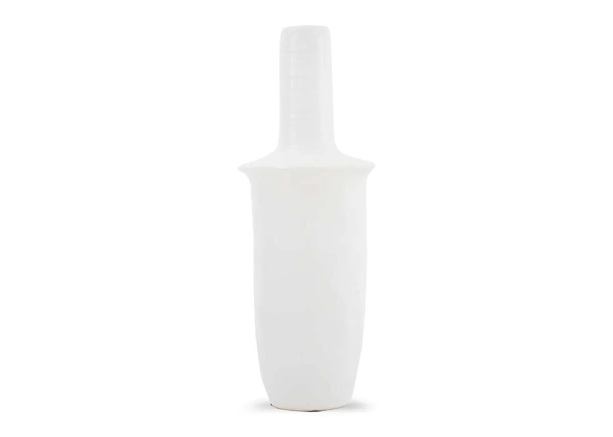 Large Matt Cream Vase - Sennes