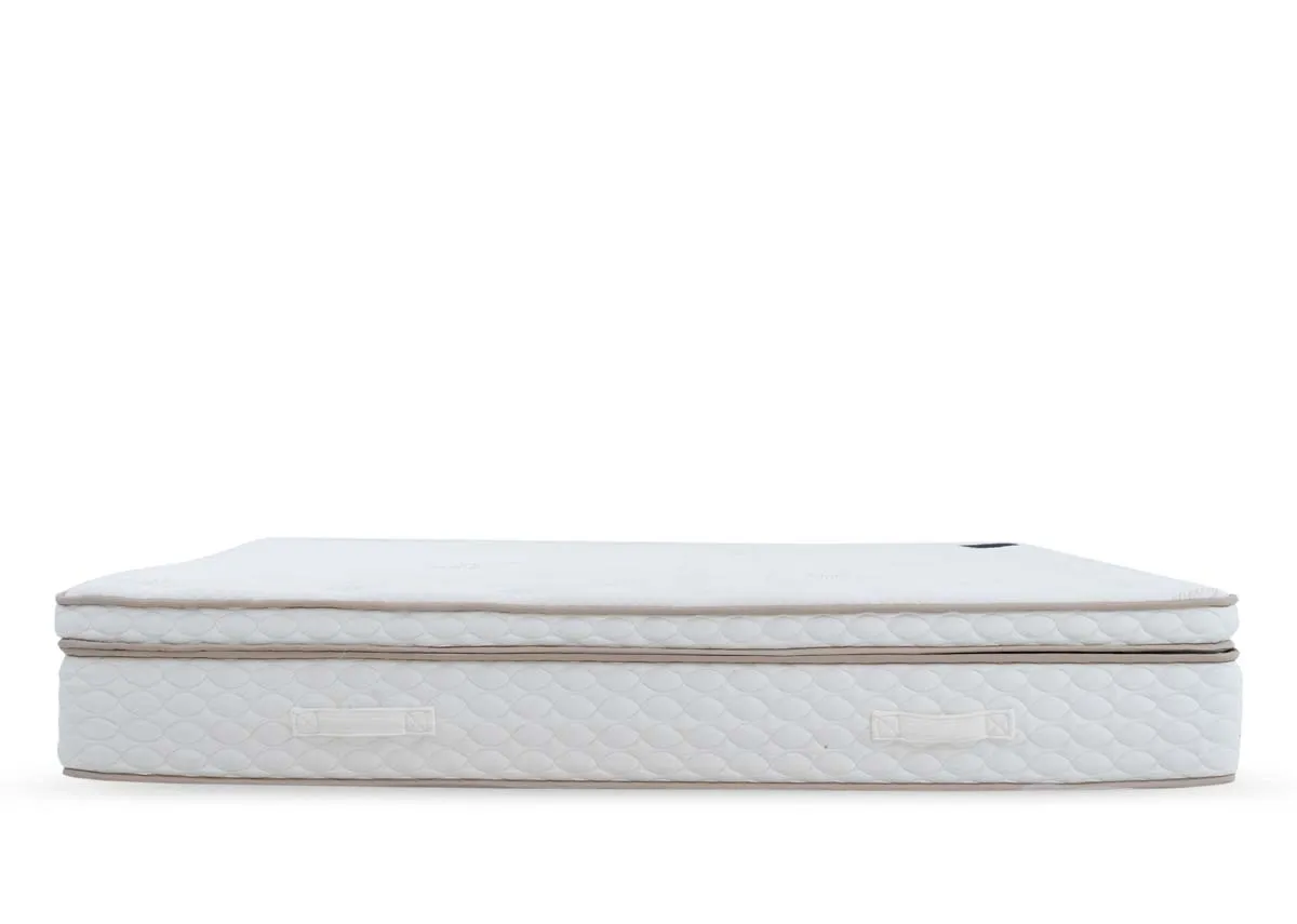A dimension image of the Natural Cashmeer Mattress with 34cm