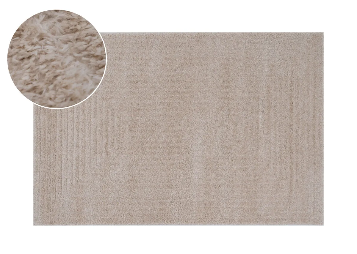 Beige 120cm x 170cm Small Rug - Cadence
