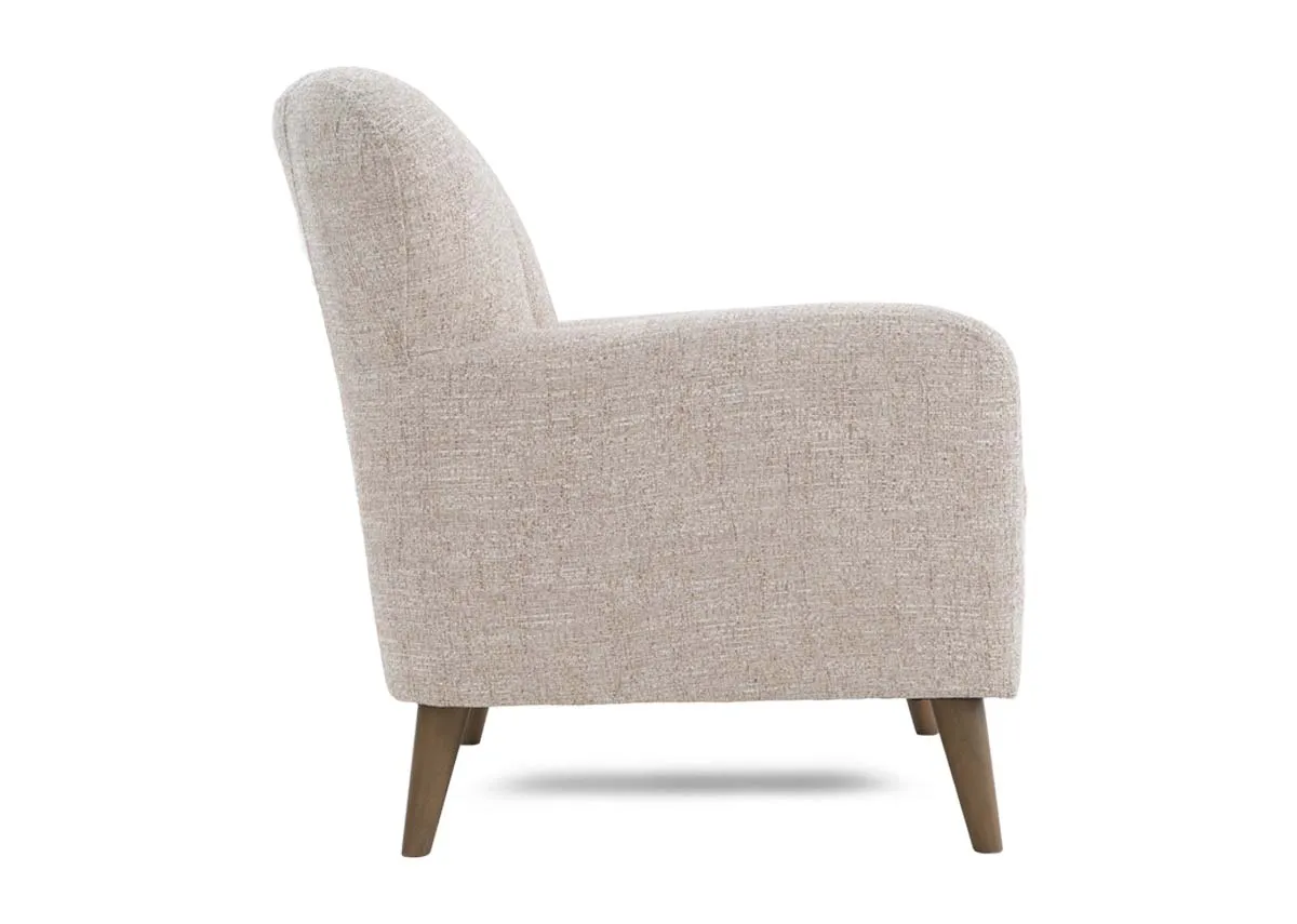 A dimension image of the Harper Armchair with 84cm x 85cm x 86cm