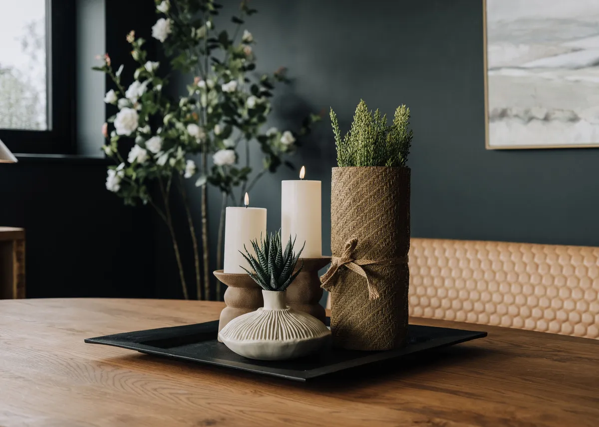 Medium Brown Candle Holder - Atrani