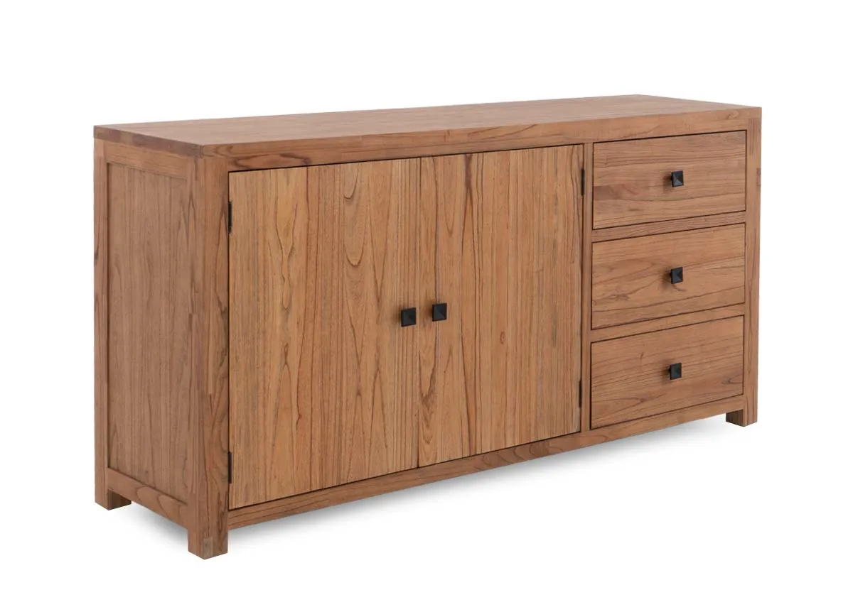 2 Door 3 Drawer Wood Sideboard - Outback