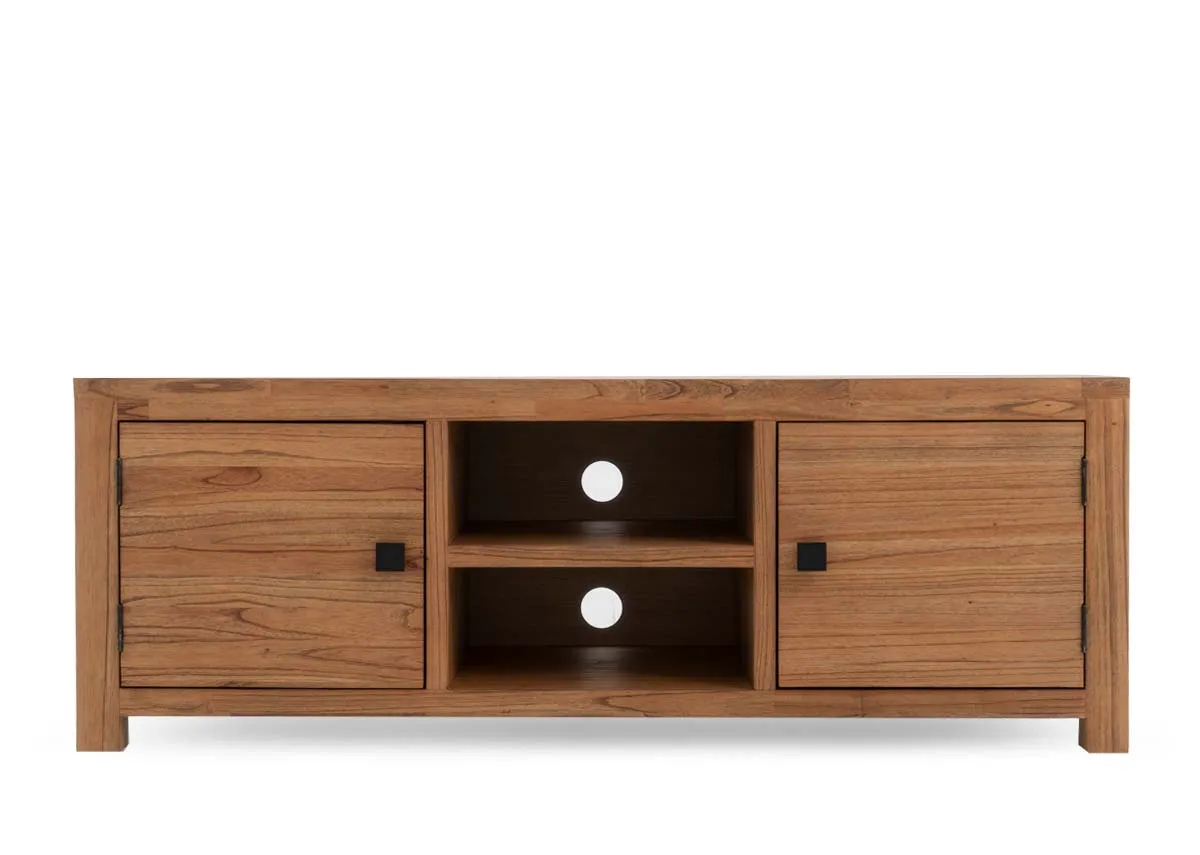 A dimension image of the Outback TV Unit with 142cm x 45cm x 52cm