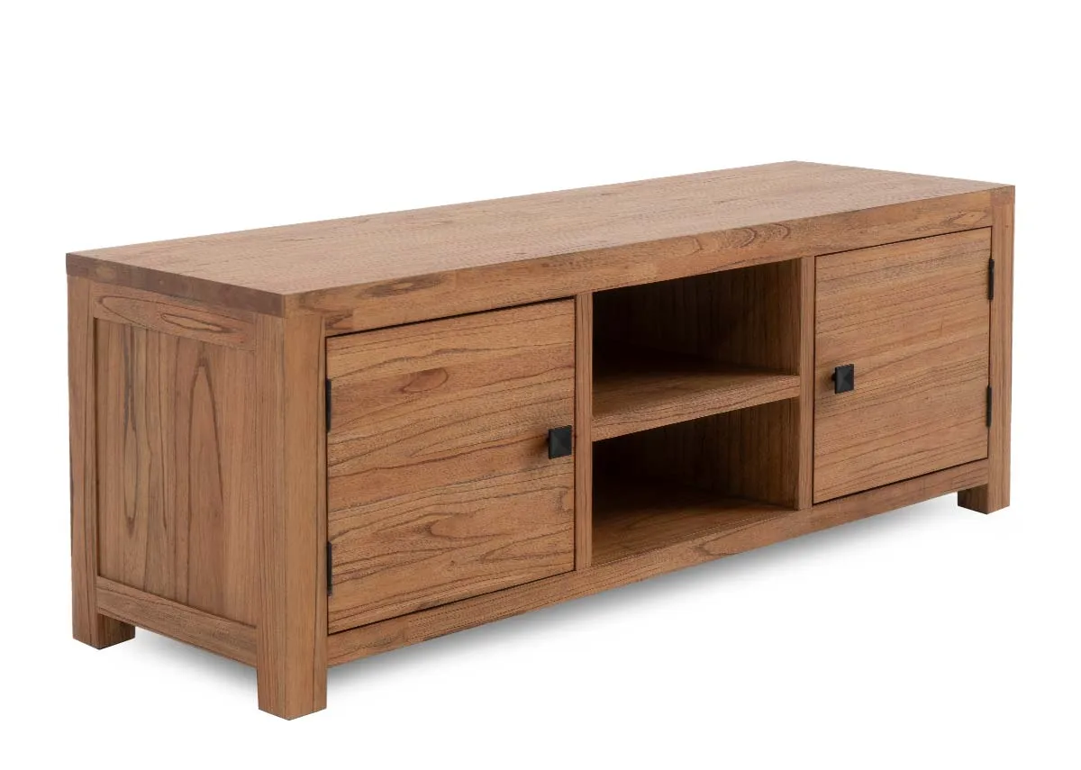 2 Door Wood TV Unit - Outback
