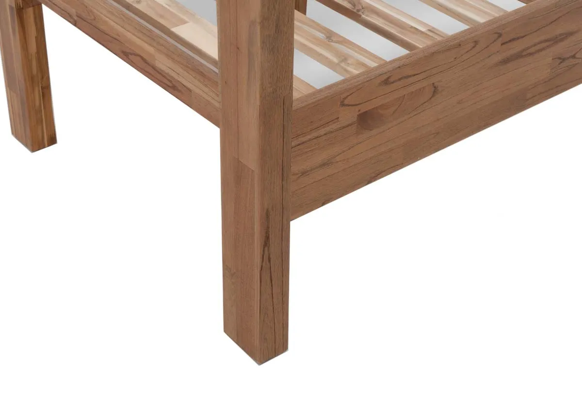 A dimension image of the Outback 6ft Bedframe with 193cm x 203cm