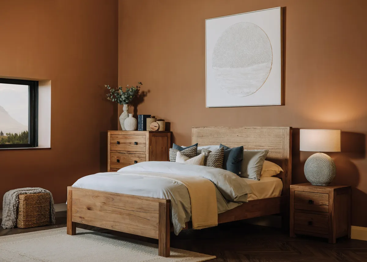 Super King (6ft) Wood Bed Frame - Outback